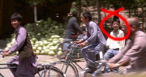 Can you see my bike bub?